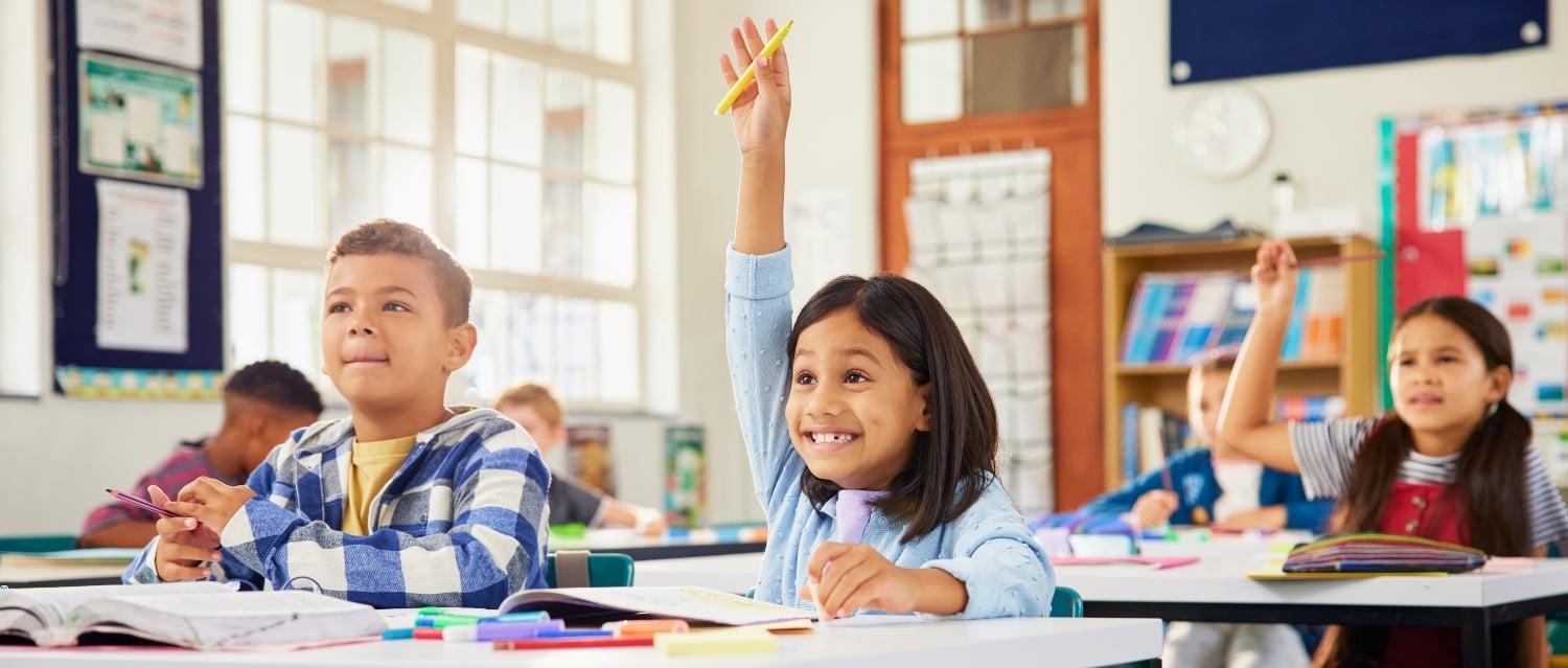 Children in classroom